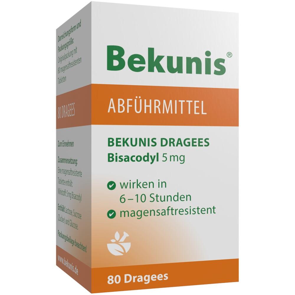 BEKUNIS Dragees Bisacodyl 5 mg magensaftres.Tabl.