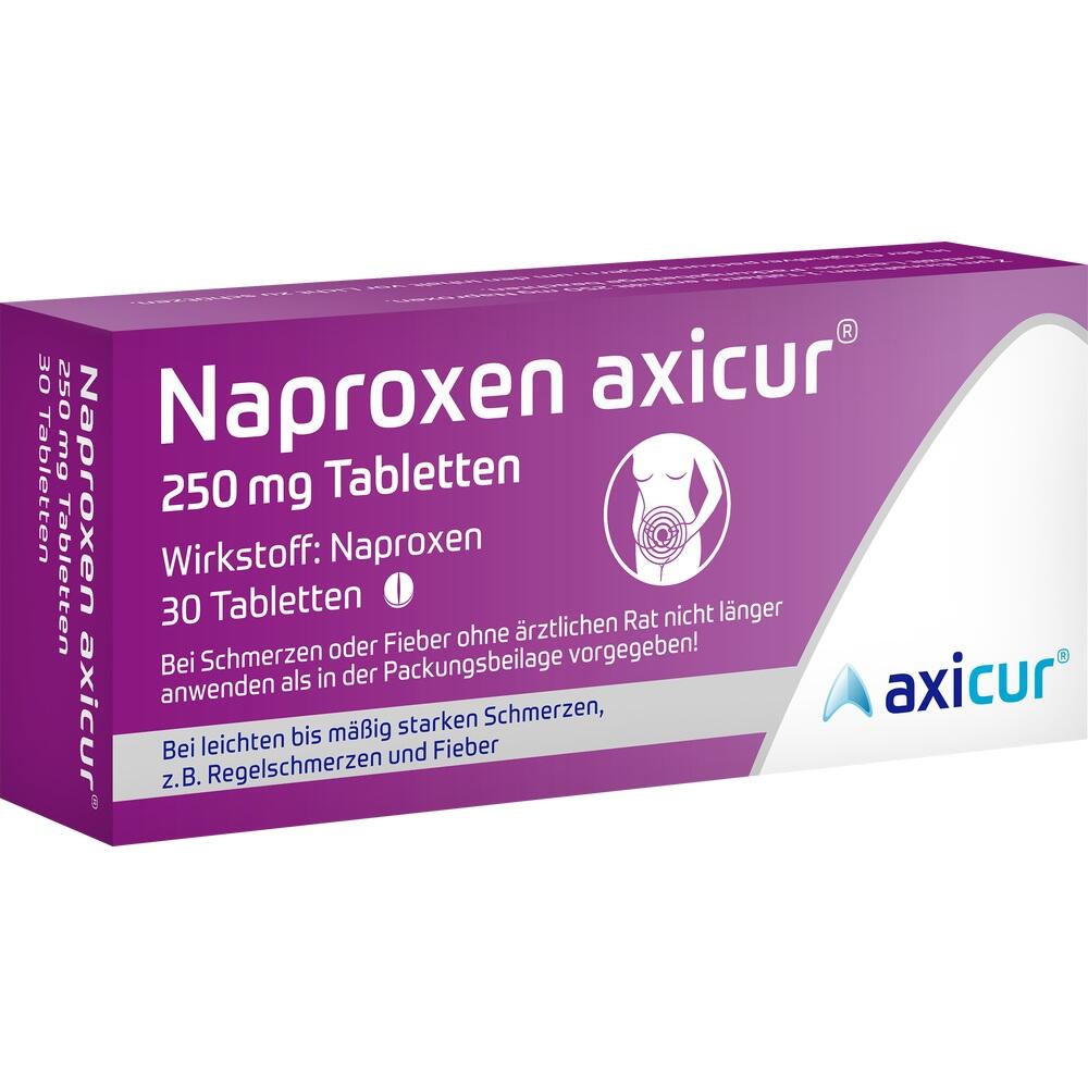 NAPROXEN axicur 250 mg Tabletten