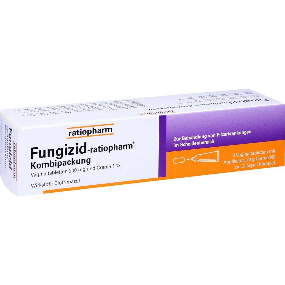 FUNGIZID-ratiopharm 3 Vag.-Tbl.+ 20g Creme