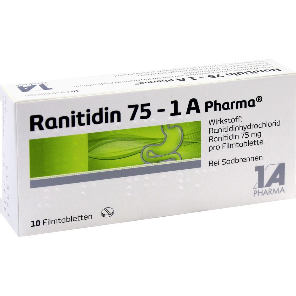RANITIDIN 75-1A Pharma Filmtabletten