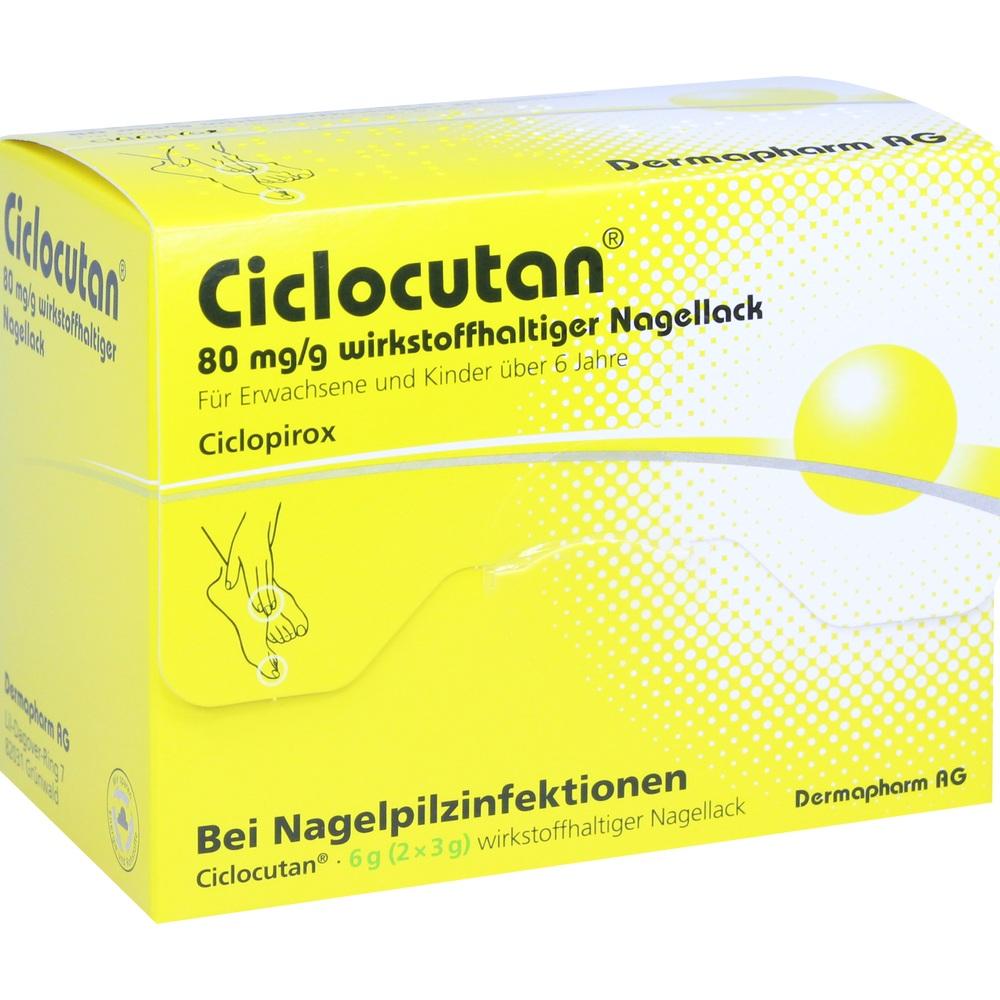 CICLOCUTAN 80 mg/g wirkstoffhaltiger Nagellack