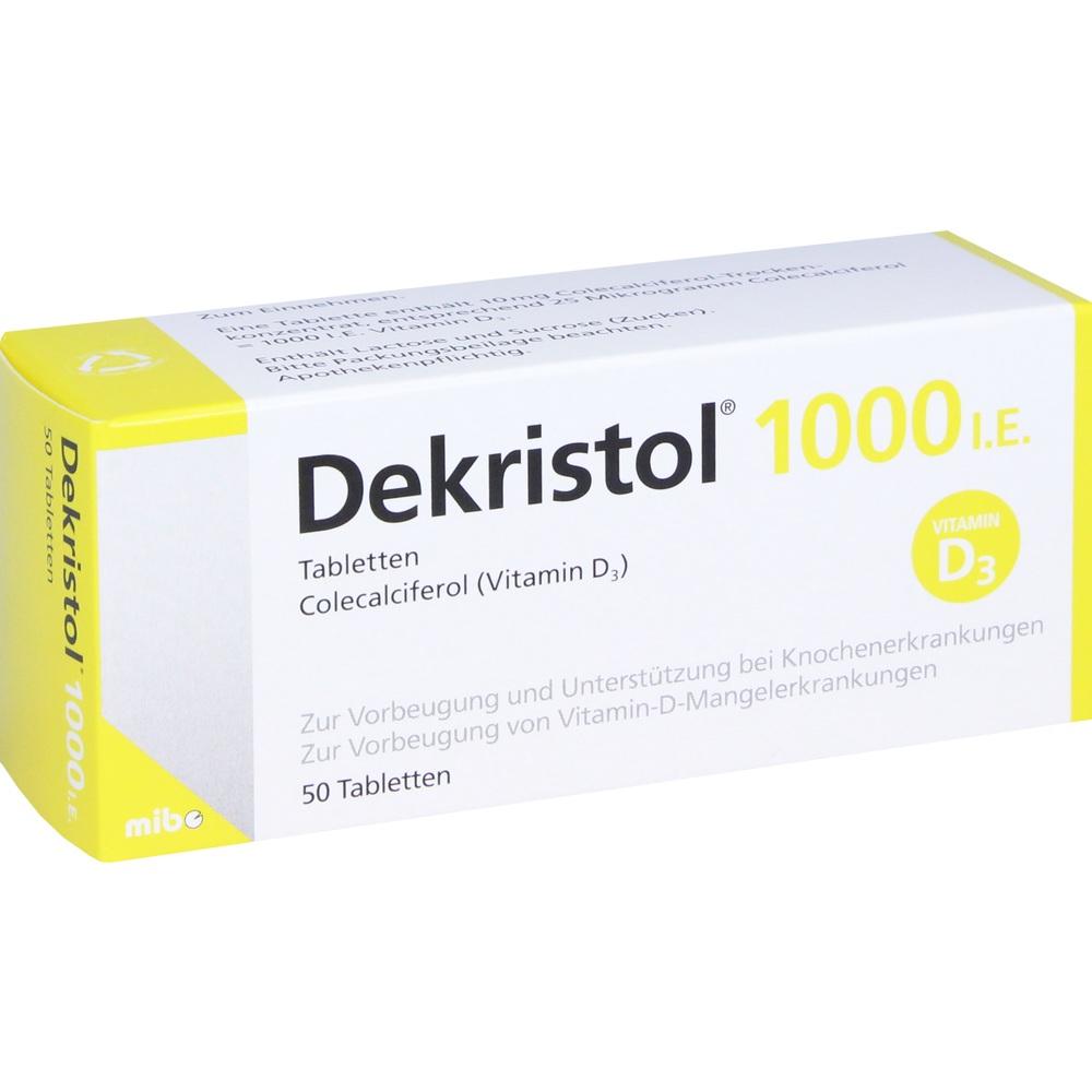 DEKRISTOL 1.000 I.E. Tabletten