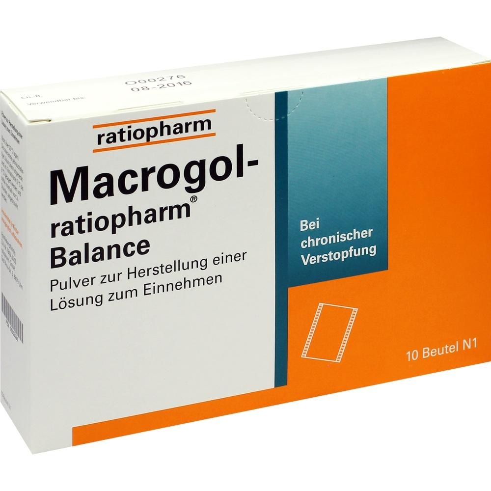 MACROGOL-ratiopharm Balance Plv.z.H.e.L.z.Einn.