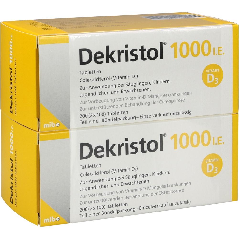 DEKRISTOL 1.000 I.E. Tabletten