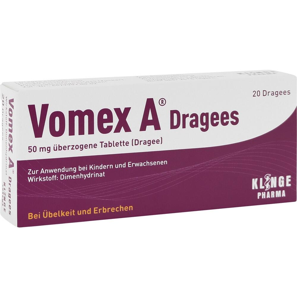 VOMEX A Dragees 50 mg überzogene Tabletten