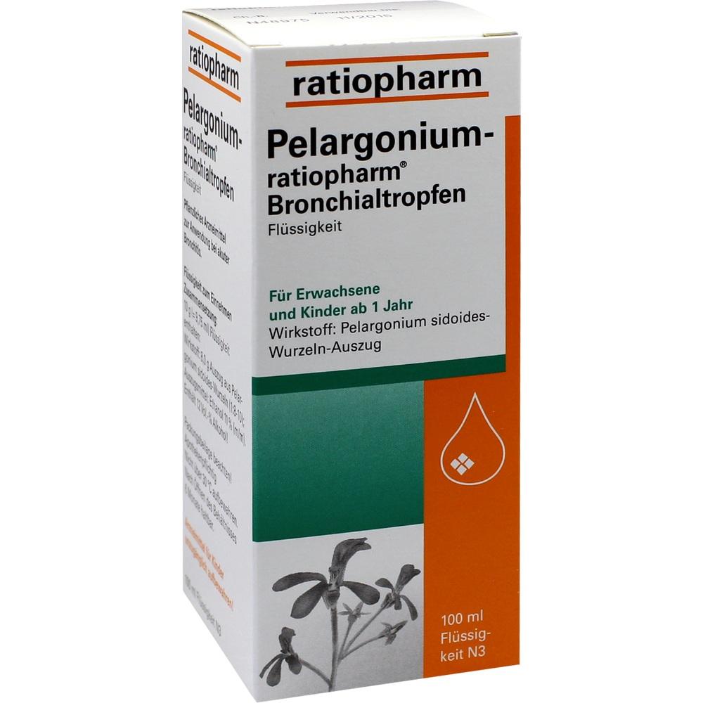 PELARGONIUM-RATIOPHARM Bronchialtropfen