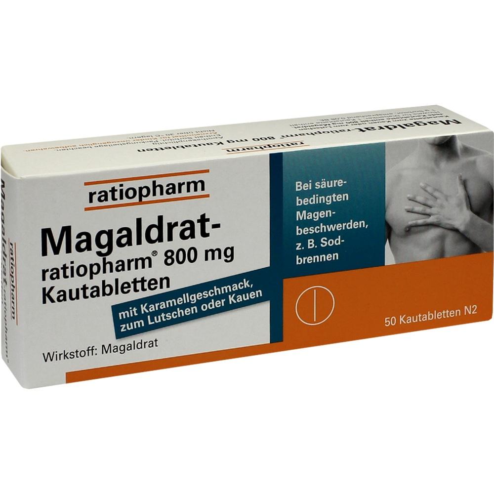 MAGALDRAT-ratiopharm 800 mg Tabletten