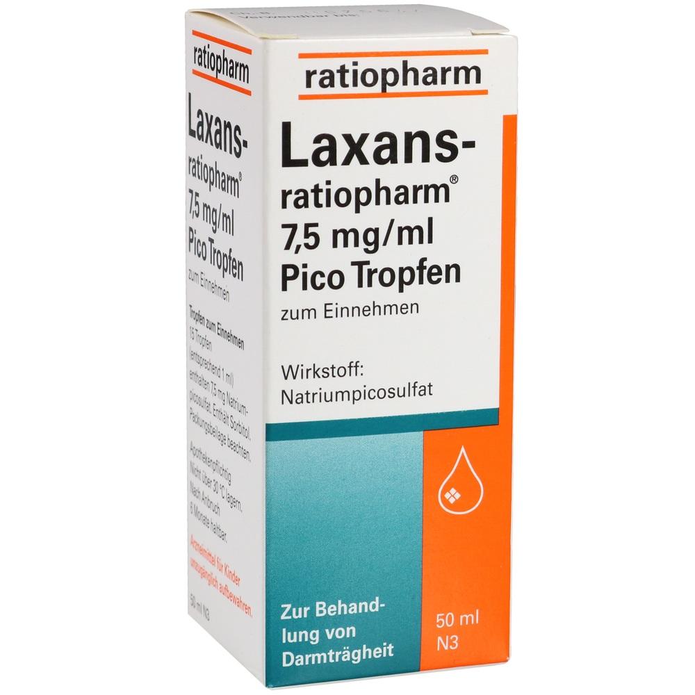 LAXANS-ratiopharm 7,5 mg/ml Pico Tropfen